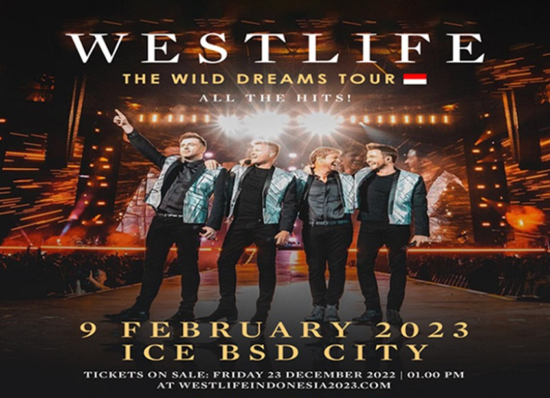 Segera: Konser Westlife 'The Wild Dream Tour' di ICE BSD