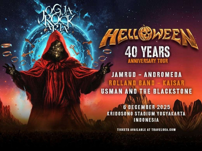 Helloween Jadi Headliner Jogjarockarta 2025, Digelar 6 Desember di Stadion Kridosono