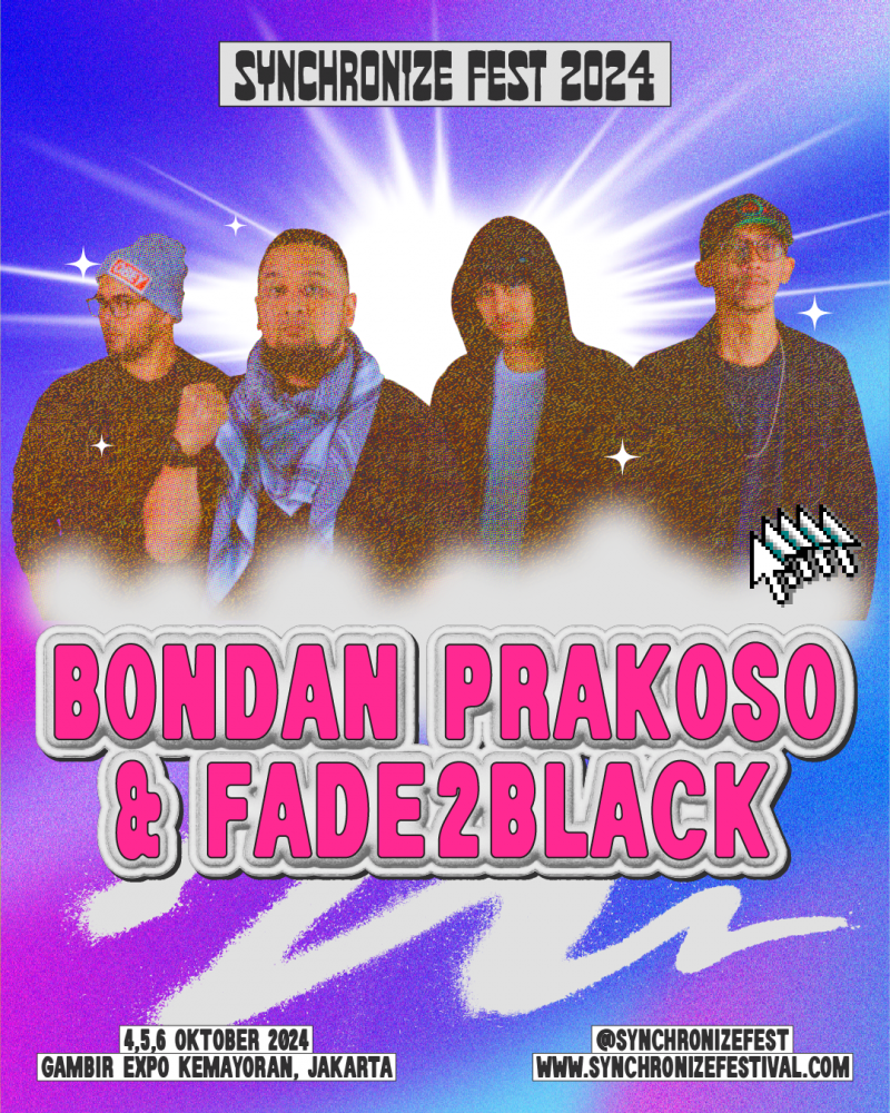 Bondan Prakoso & Fade2Black Akan Tampil di Synchronize Fest 2024