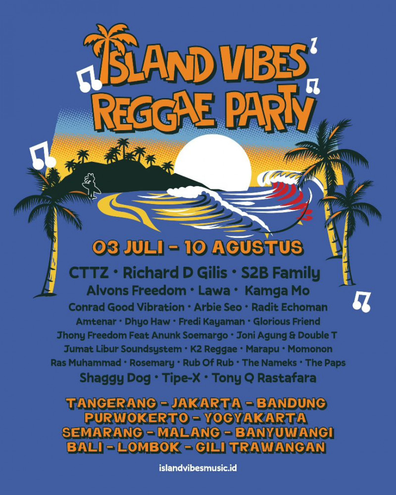 Island Vibes Reggae Party: Mengangkat Musik Reggae Indonesia ke Tingkat Baru