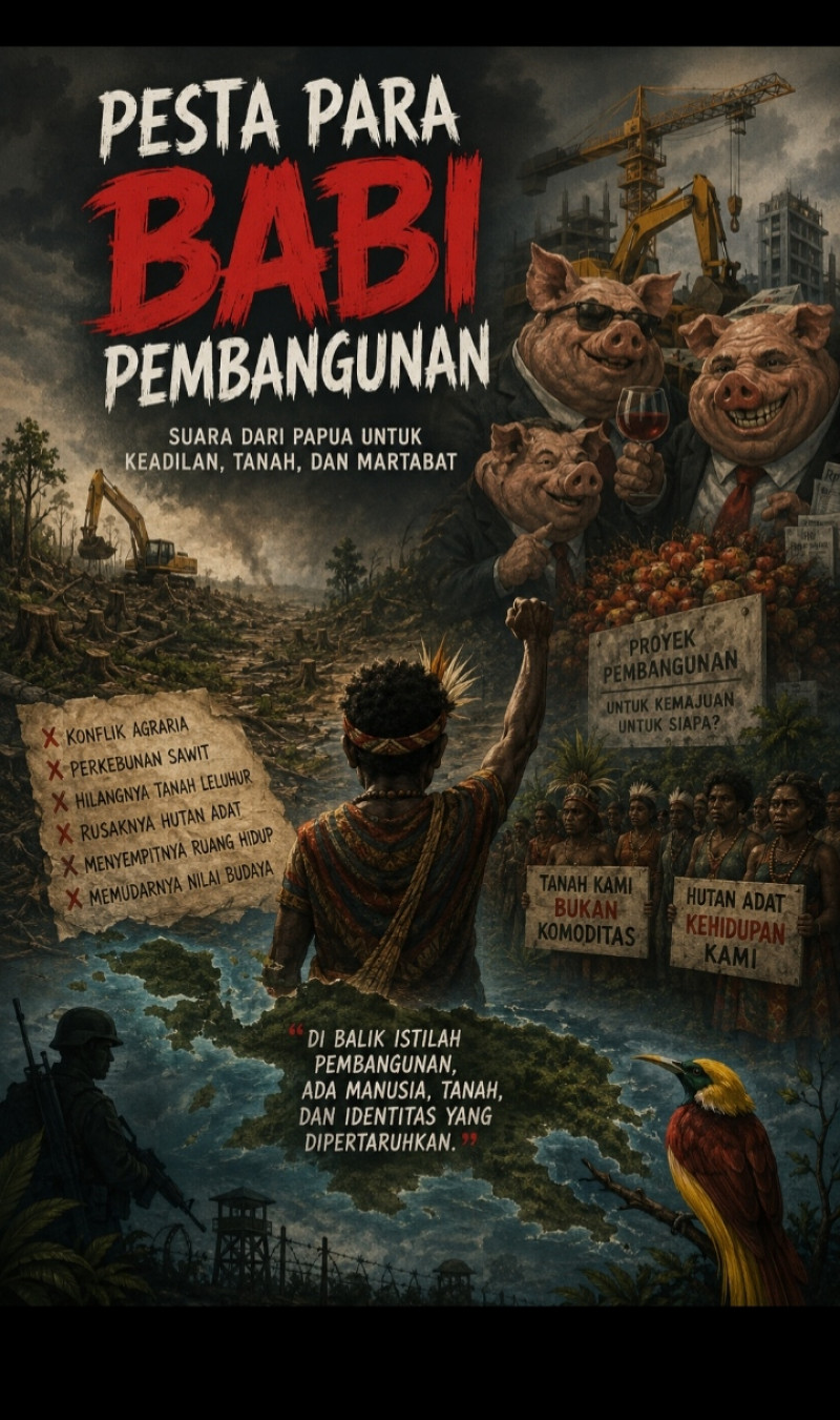 Pesta Para Babi Pembangunan: Ketika Musik Menjadi Suara Luka dari Timur Indonesia